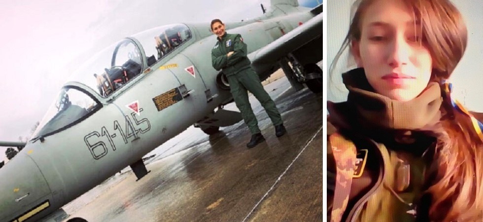Foto Giulia Schiff - Facebook Espulsa dall’aeronautica, la 23enne Giulia Schiff parte volontaria per combattere con Kyiv